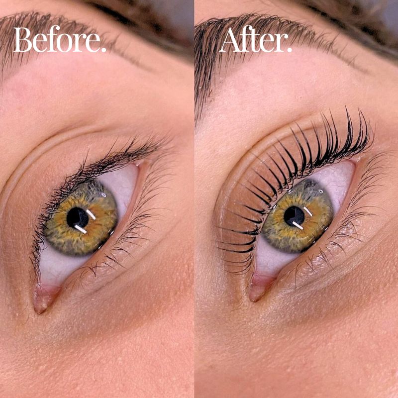 Hybrid lash extensions at Maison Montclair